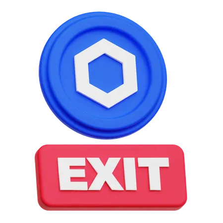 Chainlink Exit  3D Icon