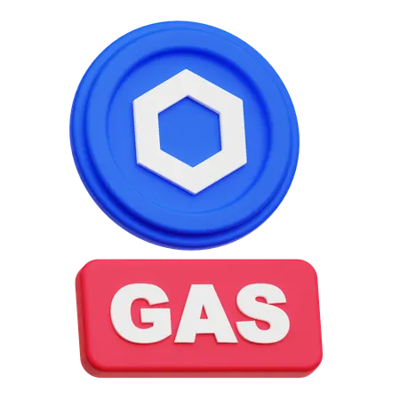 Chainlink Gas  3D Icon