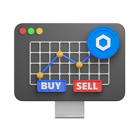 Chainlink Graph  3D Icon