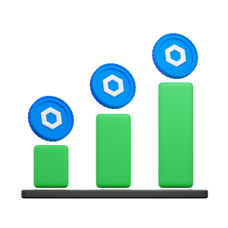 Chainlink Graph  3D Icon