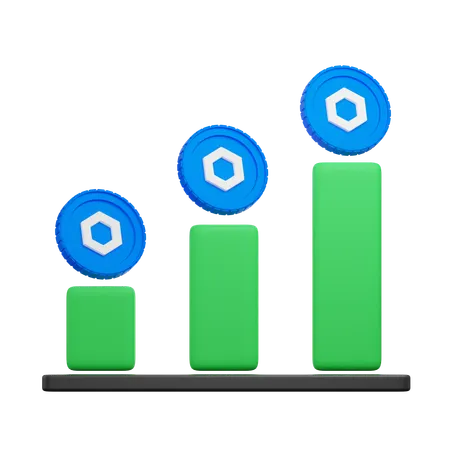 Chainlink Graph  3D Icon