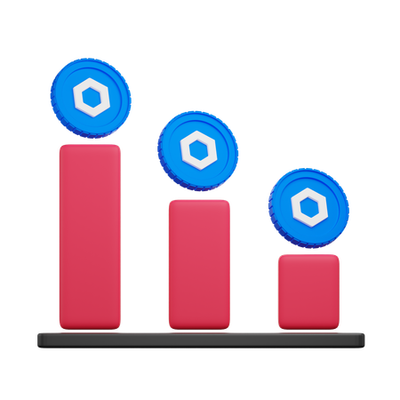 Chainlink Graph  3D Icon