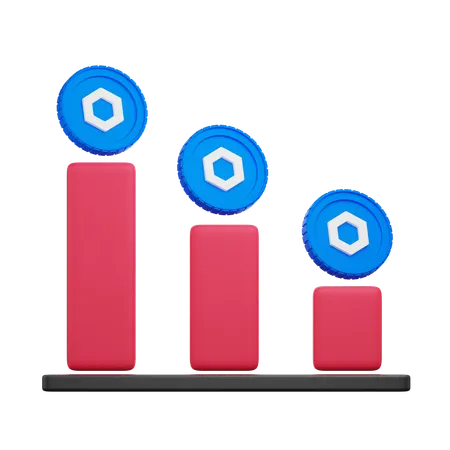 Chainlink Graph  3D Icon