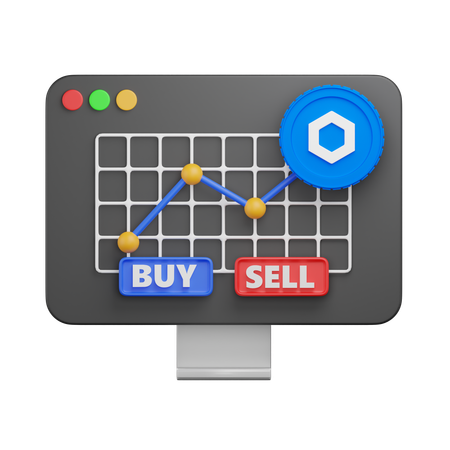 Chainlink Graph  3D Icon