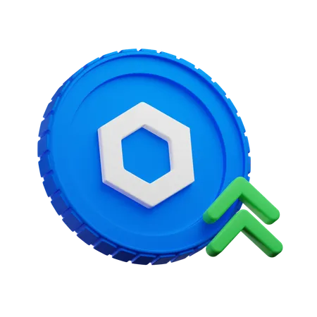 Chainlink Growth  3D Icon
