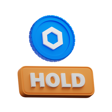체인링크 홀드  3D Icon