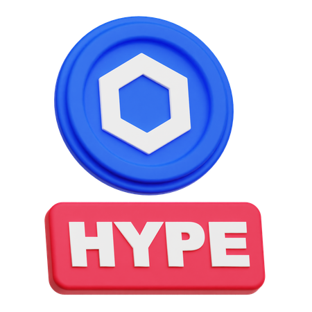 Chainlink Hype  3D Icon