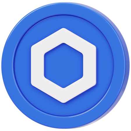 체인링크(LINK)  3D Icon