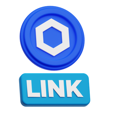 Chainlink Link  3D Icon