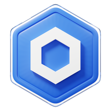 Chainlink (LINK) Badge  3D Icon