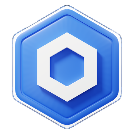 Chainlink (LINK) Badge 3D Icon