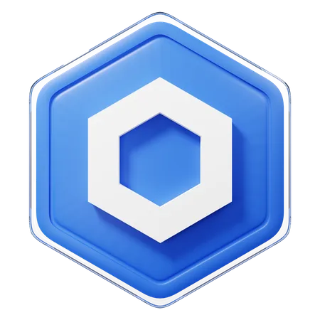 Chainlink (LINK) Badge  3D Icon