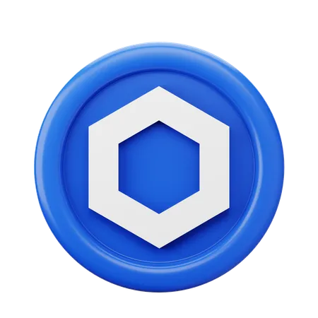 Chainlink Link Coin  3D Icon