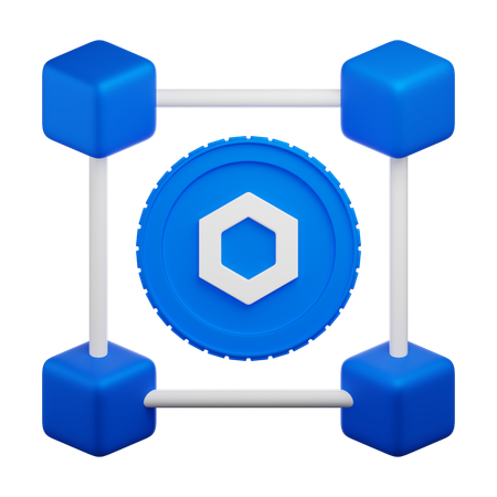Chainlink Network  3D Icon