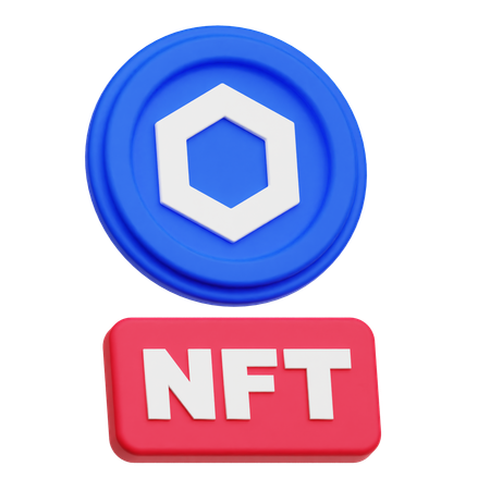 Maillon de chaîne NFT  3D Icon