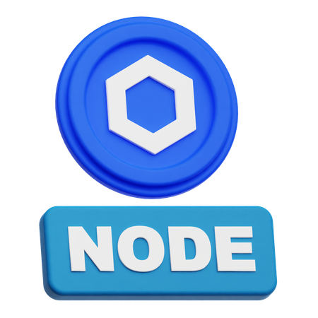 Chainlink Node  3D Icon