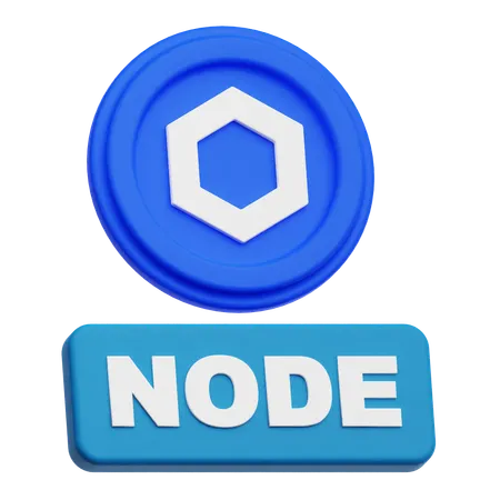 Chainlink Node  3D Icon