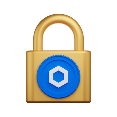 Chainlink Padlock  3D Icon