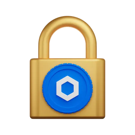 Chainlink Padlock  3D Icon