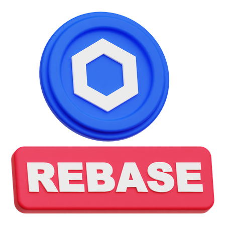 Chainlink Rebase  3D Icon
