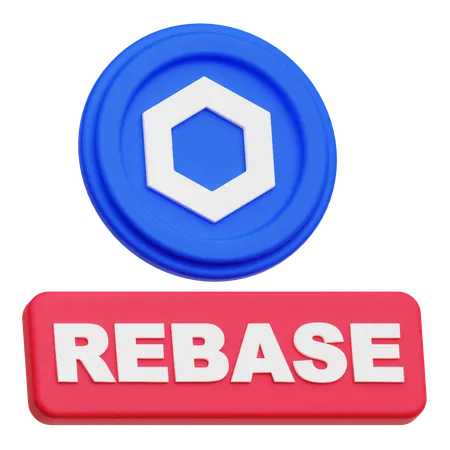 Chainlink Rebase  3D Icon