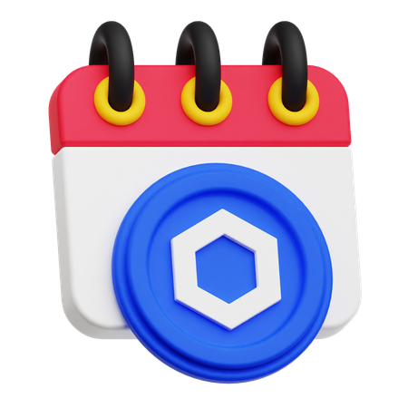 Chainlink Schedule  3D Icon