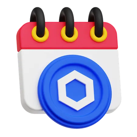 Chainlink Schedule  3D Icon