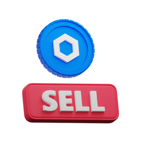 체인링크 판매  3D Icon