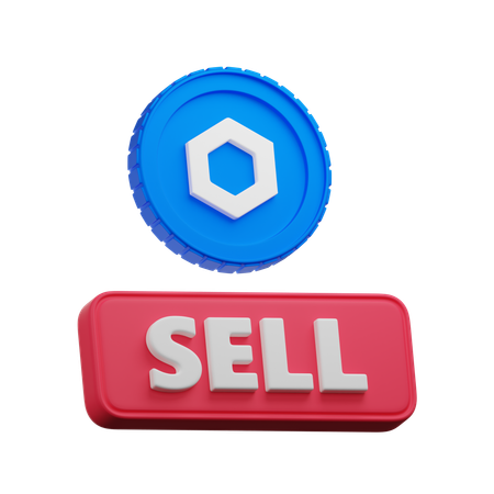 Chainlink Sell  3D Icon