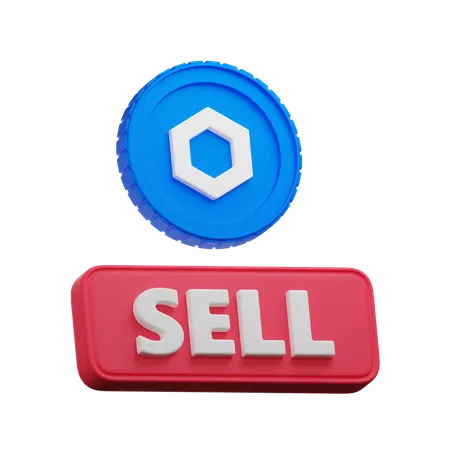 Chainlink Sell  3D Icon