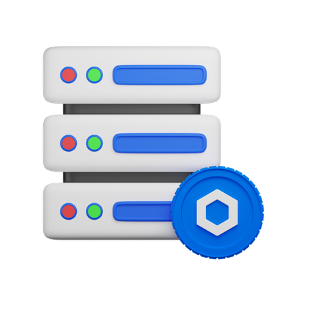 체인링크 서버  3D Icon