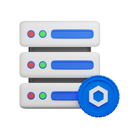Chainlink Server  3D Icon
