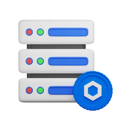 Chainlink Server  3D Icon