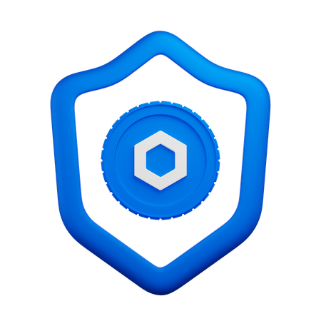체인링크 쉴드  3D Icon