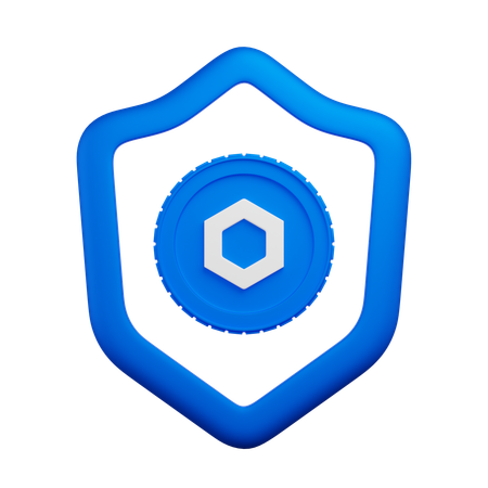 Chainlink Shield  3D Icon