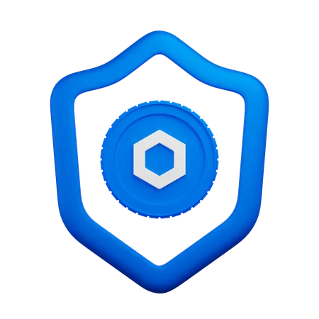 Chainlink Shield  3D Icon