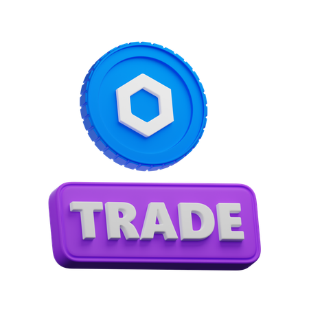 Chainlink Trade  3D Icon