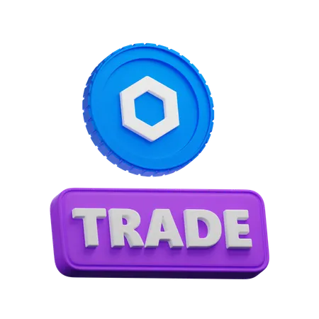 Chainlink Trade  3D Icon