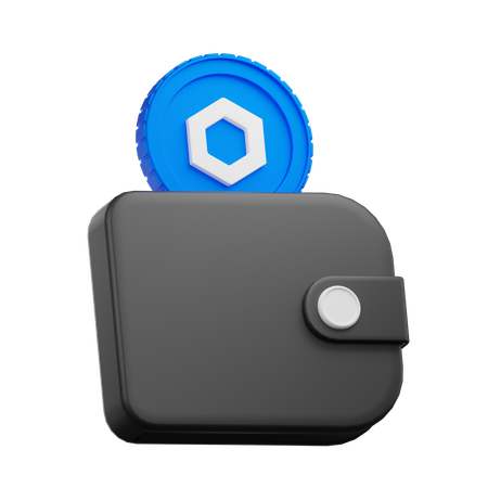 체인링크 지갑  3D Icon