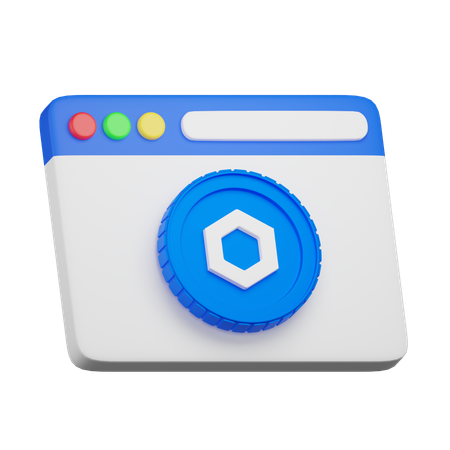 Chainlink Website  3D Icon