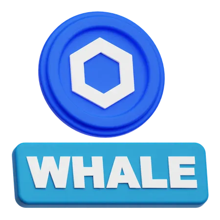 Baleia de elos de corrente  3D Icon