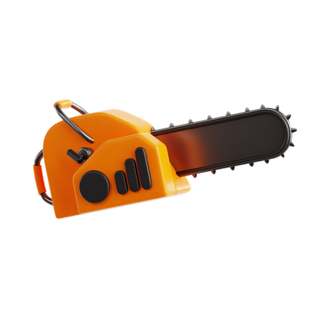 Chainsaw Machine  3D Icon