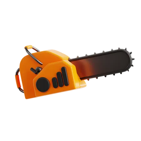 Chainsaw Machine  3D Icon