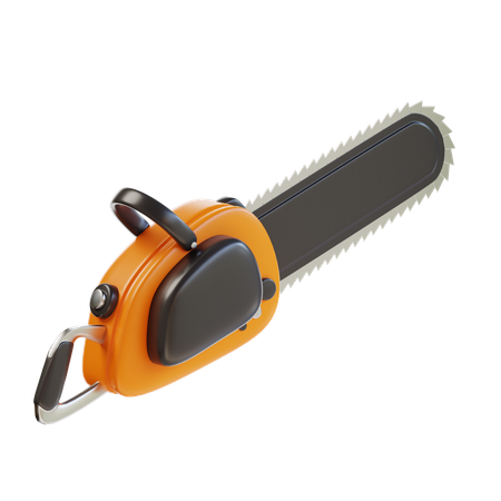 Chainsaw Machine  3D Icon