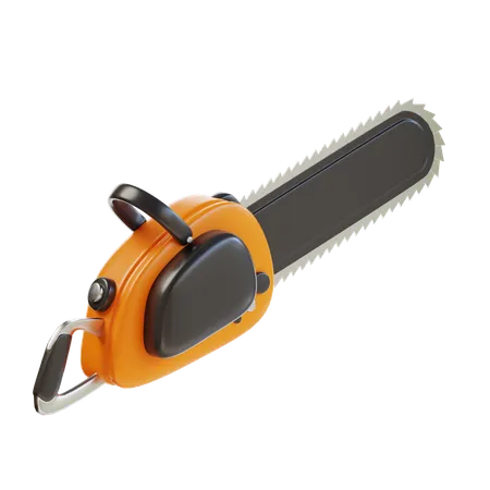 Chainsaw Machine  3D Icon