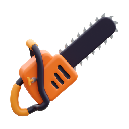 Chainsaw Machine  3D Icon