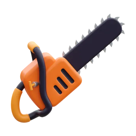 Chainsaw Machine  3D Icon