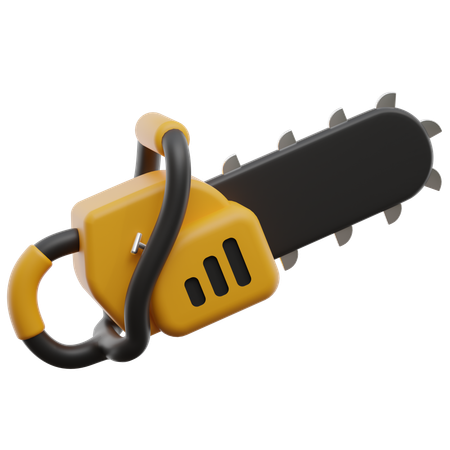 Chainsaw Machine  3D Icon