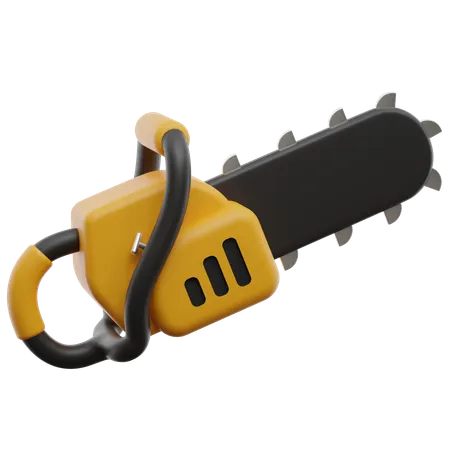 Chainsaw Machine  3D Icon