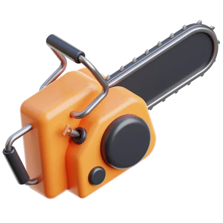 Chainsaw Machine  3D Icon